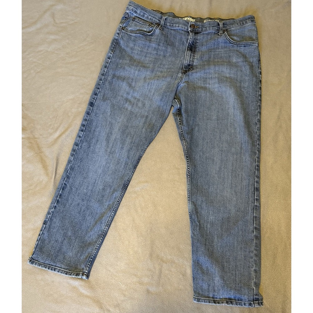 Wranglers Men's Blue Denim Jeans Pants Relaxed Fit 40x30 Western Cowboy Ranch